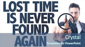  Presentation with weight loss lose text - Audience pleasing presentation theme consisting of quoted company - business man pointing the text backdrop and a ocean colored foreground