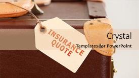  Presentation with quote - Amazing PPT layouts having quoted company - insurance quote concept label backdrop and a lemonade colored foreground