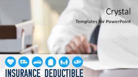  Presentation with notary - Slides consisting of quoted company - notary public stamping document background and a light gray colored foreground