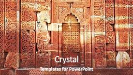  Presentation with unesco - Presentation theme with qutb minar the tallest free background and a tawny brown colored foreground