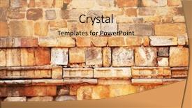  Presentation with world heritage - Audience pleasing theme consisting of qutb minar the tallest free backdrop and a coral colored foreground