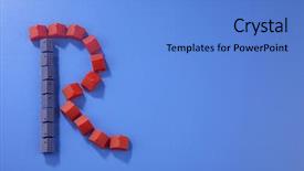  Presentation with house - Beautiful theme featuring r - miniature model house arranged r backdrop and a  colored foreground