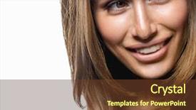  Presentation with rock minerals portrait - Audience pleasing slide deck consisting of r - portrait of young attractive caucasian backdrop and a tawny brown colored foreground