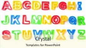  Presentation with childrens - Colorful slides enhanced with r b - alphabet letters from childrens lstencil backdrop and a blonde colored foreground