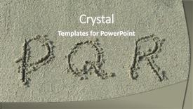  Presentation with wooden english letters alphabet - Colorful PPT theme enhanced with r mer - alphabet letters p q r backdrop and a gray colored foreground