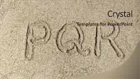  Presentation with wooden english letters alphabet - Slides having r mer - alphabet letters p q r background and a coral colored foreground