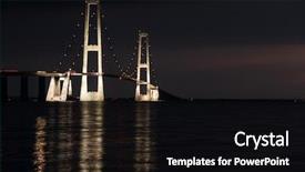  Presentation with rajput sun - Presentation having r mer - storeb ltsbroen bridge the sun background and a  colored foreground