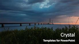  Presentation with gravity the sun - Presentation theme having r mer - storeb ltsbroen bridge the sun background and a black colored foreground