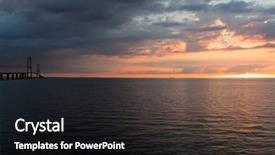  Presentation with sun - Presentation enhanced with r mer - storeb ltsbroen bridge the sun background and a  colored foreground