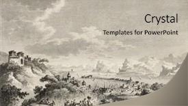  Presentation with view of the old port - Colorful PPT theme enhanced with r mer - view of messina port sicily backdrop and a light gray colored foreground