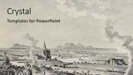  Presentation with paris - Audience pleasing slides consisting of r mer - view of trapani and aegadean backdrop and a light gray colored foreground