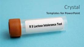  Presentation with lactose - Presentation theme featuring r-s-lactose-intolerance-test background and a light blue colored foreground