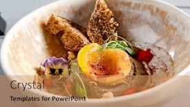  Presentation with dietetic - Cool new theme with rabbit-liver-pate-with-peach backdrop and a gold colored foreground