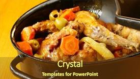  Presentation with rabbit - Cool new presentation theme with rabbit-stew backdrop and a tawny brown colored foreground