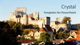  Presentation with czech republic - Amazing slide set having rabies - ruins of rabi castle czech backdrop and a sky blue colored foreground