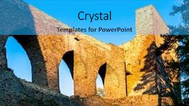  Presentation with czech republic - Colorful slides enhanced with rabies - velhartice castle south bohemia czech backdrop and a cyan colored foreground