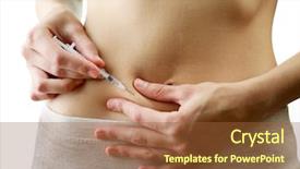  Presentation with rabies - Beautiful slides featuring rabies - woman doing shot in stomach backdrop and a tawny brown colored foreground