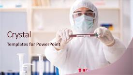  Presentation with product innovation lab - Amazing PPT layouts having rabies - young handsome chemist working backdrop and a lemonade colored foreground