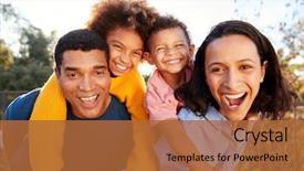  Presentation with children parents - Audience pleasing presentation theme consisting of race parents parents having fun backdrop and a red colored foreground
