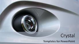  Presentation with racecar - PPT theme having racecar - modern car fog light background and a light blue colored foreground