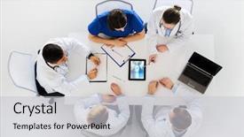  Presentation with spine surgery - Theme enhanced with rachis - medicine healthcare and surgery concept background and a light gray colored foreground