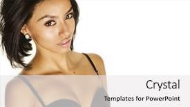  Presentation with 3d studio max - Beautiful theme featuring raci - beautiful exotic glamorous woman studio backdrop and a white colored foreground