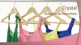  Presentation with bright - Presentation design featuring raci - bright colorful peignoir hanging background and a  colored foreground