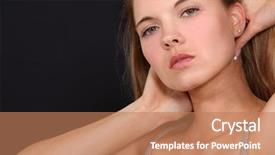  Presentation with woman diversity women socialize unity - Amazing PPT theme having raci - portrait of an attractive woman backdrop and a coral colored foreground