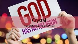  Presentation with racial - PPT layouts enhanced with racial discrimination - god has no religion placard background and a red colored foreground