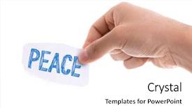  Presentation with piece of the pie - Slide deck having racial discrimination - piece of paper background and a white colored foreground