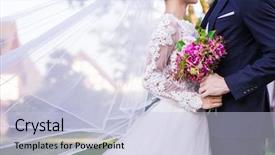  Presentation with racial - Cool new presentation theme with racial profiling - side view of smiling wedding backdrop and a lemonade colored foreground