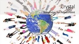  Presentation with cartoon - Audience pleasing presentation consisting of racing cartoon - our planet backdrop and a light gray colored foreground