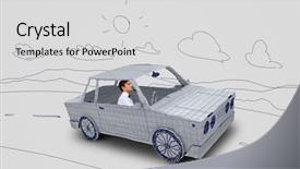  Presentation with driving - PPT layouts featuring having fun together at a christmas fairy young cheerful couple is having a walk enjoying dressed warm looking at each other and laugh background and a tawny brown colored foreground.