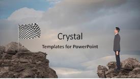  Presentation with flag hosting - Amazing presentation design having racing checkered motion - digital composite of businessman backdrop and a light gray colored foreground