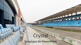  Presentation with racing - Amazing PPT layouts having racing motosports extreme and motoring backdrop and a light gray colored foreground