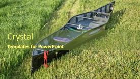  Presentation with carbon fiber - PPT theme enhanced with racing-tandem-canoe-carbon-fiber background and a tawny brown colored foreground