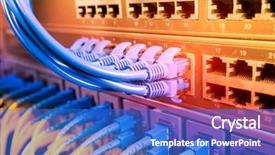  Presentation with red blue - Audience pleasing slides consisting of rack with blue and red backdrop and a cobalt blue colored foreground