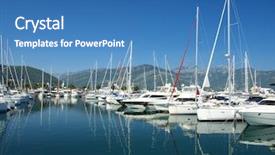  Presentation with radar - Beautiful presentation featuring radar boat - marina backdrop and a teal colored foreground