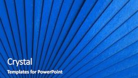  Presentation with ombre art abstract blue - Beautiful theme featuring radial abstract background with blue backdrop and a ocean colored foreground