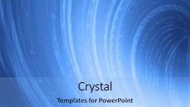  Presentation with wave energy - Slide set with radial energy wave flow of numbers like the water background and a light blue colored foreground