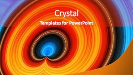  Presentation with abstract - Colorful presentation enhanced with radial graphics - abstract colorful background backdrop and a  colored foreground