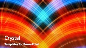  Presentation with colorful abstract movable - Colorful PPT layouts enhanced with radial graphics - abstract colorful background backdrop and a crimson colored foreground