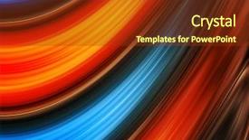  Presentation with abstract - Slides having radial graphics - colorful abstract background background and a tawny brown colored foreground