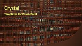  Presentation with tech design abstract technology - Presentation enhanced with two black bears leaning background and a mint green colored foreground