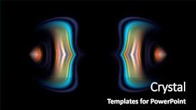  Presentation with abstract - Theme with little black bear cub who background and a dark gray colored foreground.