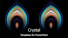  Presentation with abstract orange color wave design - PPT layouts featuring radial graphics - computer designed colorful abstract background background and a black colored foreground