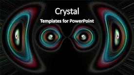  Presentation with abstract - Amazing presentation theme having radial graphics - computer designed colorful textured abstract backdrop and a black colored foreground