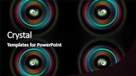  Presentation with abstract - Colorful presentation design enhanced with radial graphics - computer designed colorful textured abstract backdrop and a  colored foreground