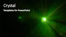  Presentation with illumination - Colorful PPT layouts enhanced with radial green rays used backdrop and a black colored foreground