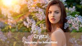  Presentation with annual day around the world - PPT layouts having radiance - pretty young woman posing outdoors background and a coral colored foreground